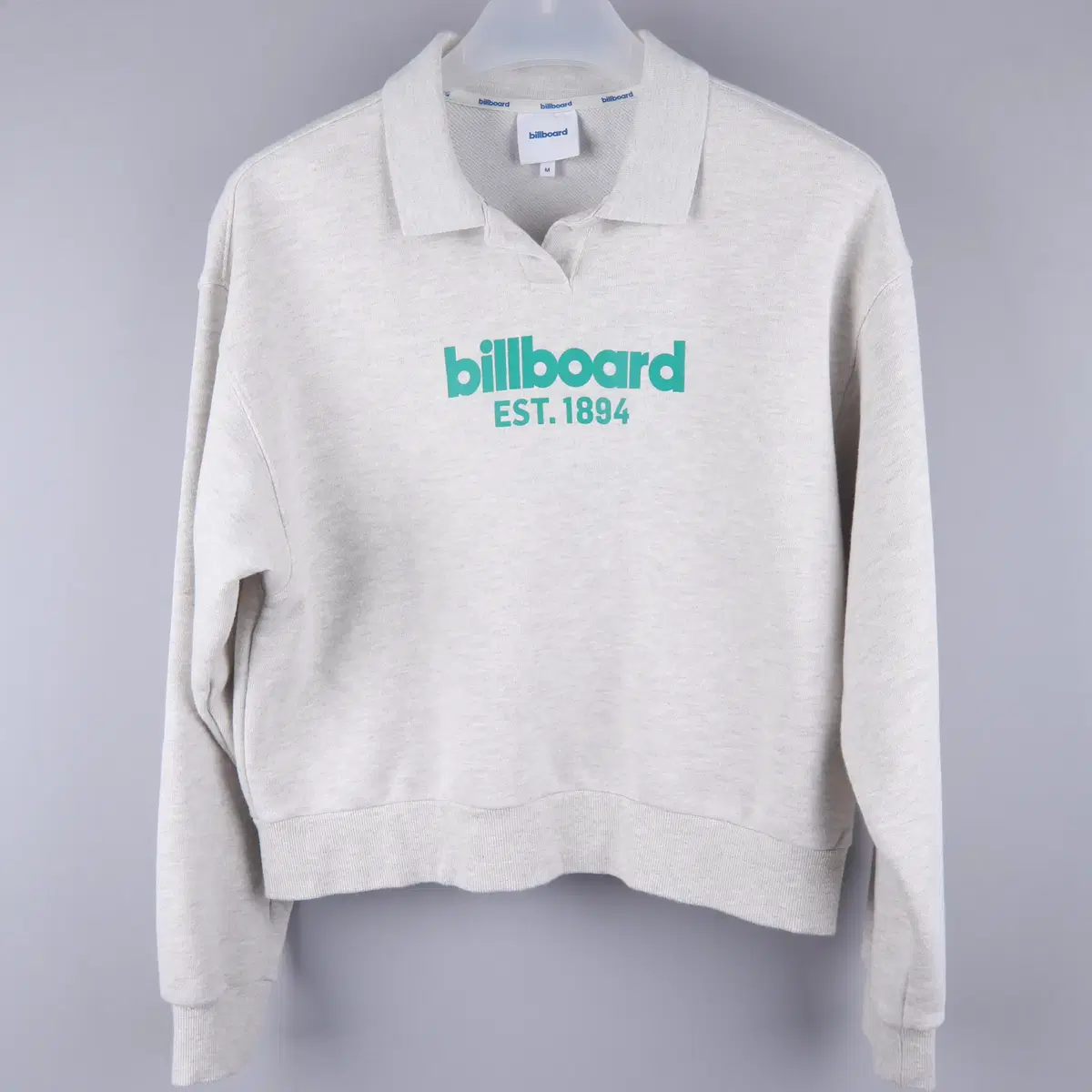 빌보드 스타일 Women collar snap sweatshirt (M)